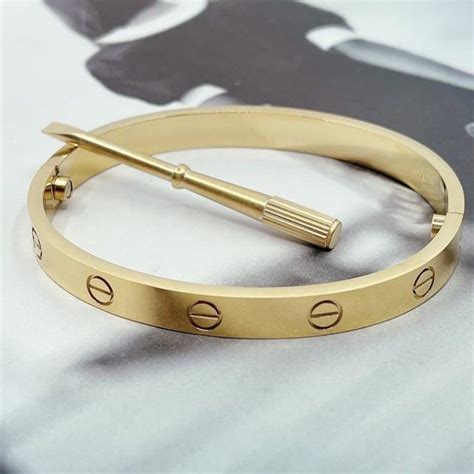 dupe for cartier love bracelet|cartier love bracelet look real.